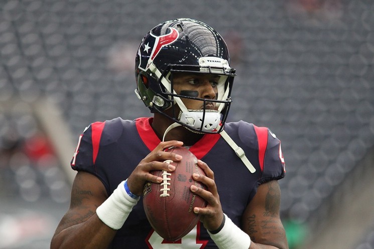 Texans QB Deshaun Watson now faces sexual misconduct lawsuits from seven women, with at least five more on the way.