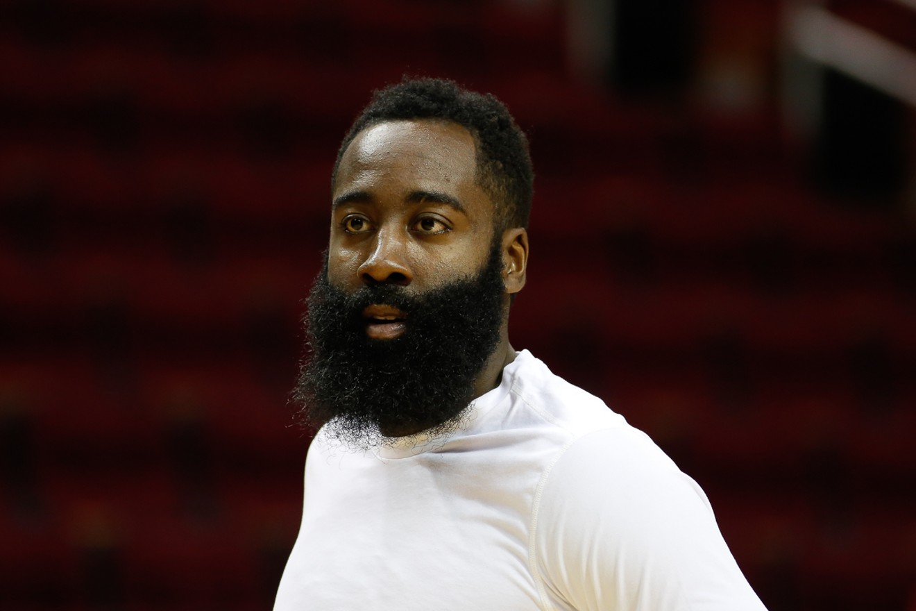 James Harden is carrying the scoring load for the Rockets, but like most of the team, he is mired in a shooting slump.