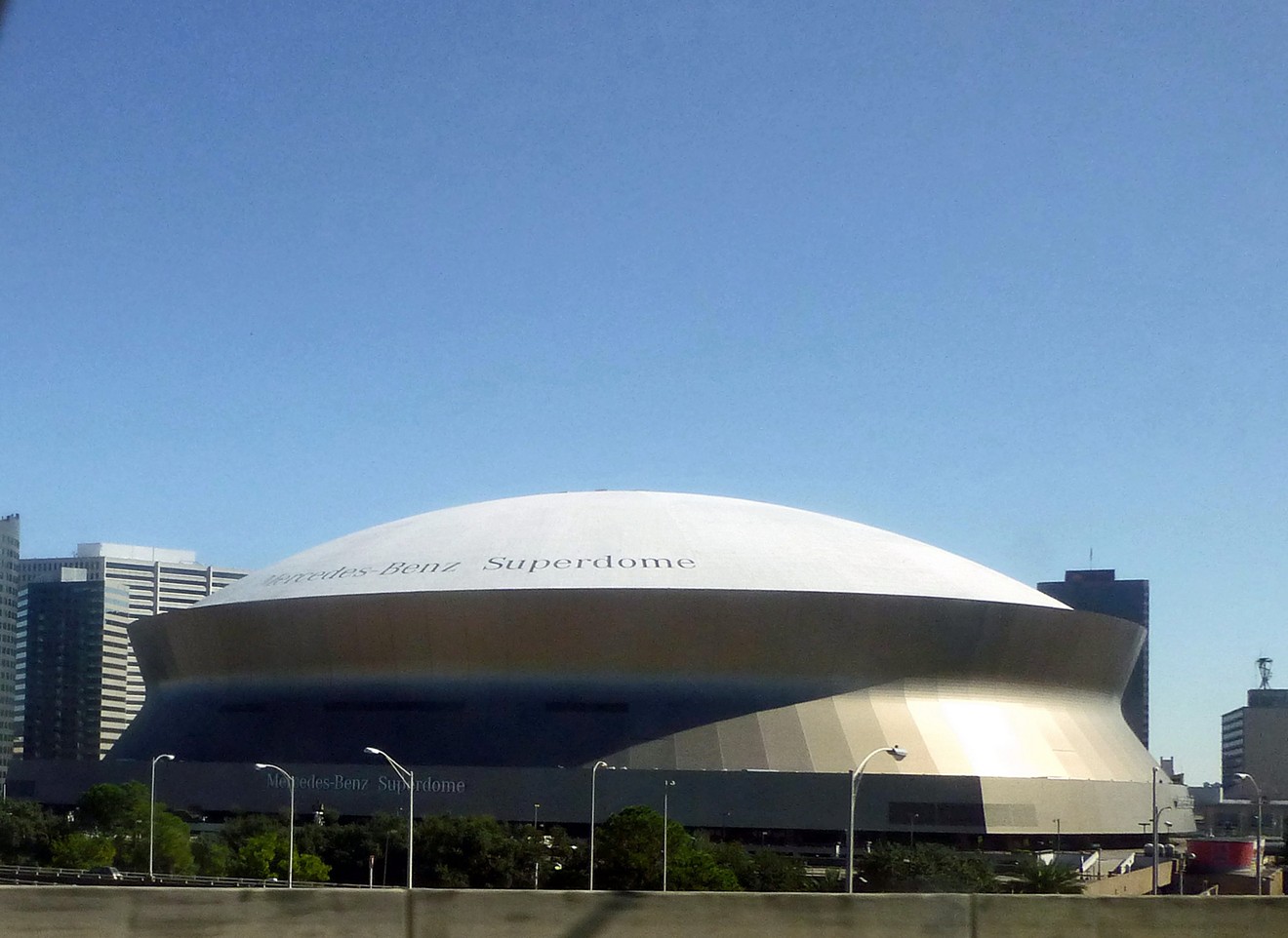 The Mercedes-Benz Superdome was the scene of a robbery on Sunday.