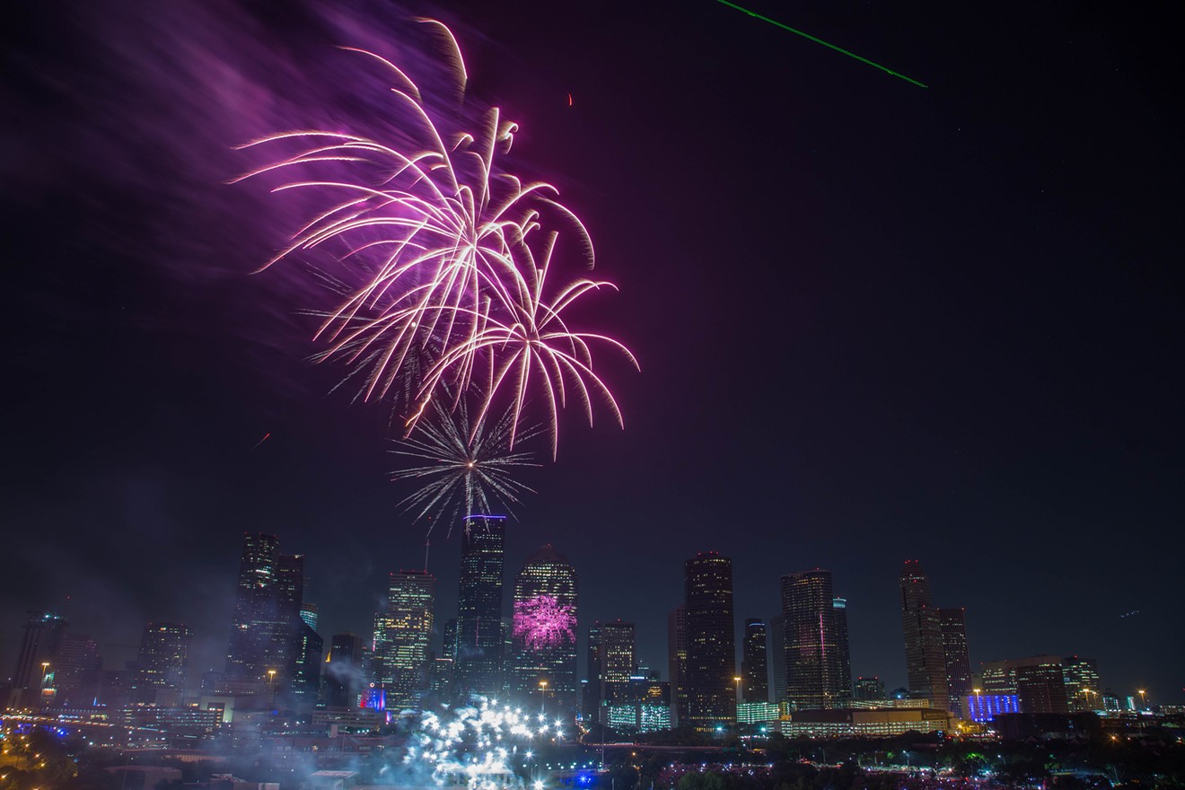 An impressive pyrotechnic display will end the evening at CITGO Freedom Over Texas, Houston's official Fourth of July celebration.