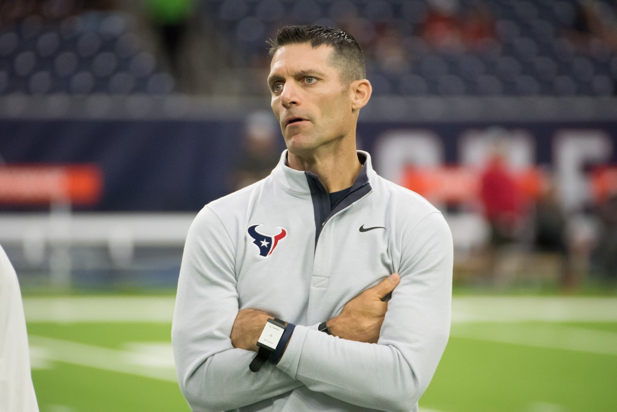 Nick Caserio will face his old employer in Sunday at NRG Stadium.