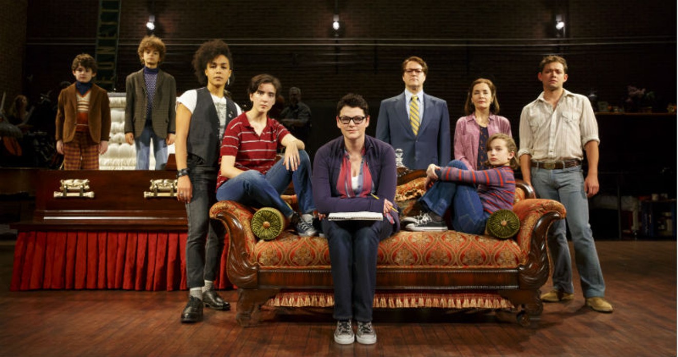The National Tour Company of Fun Home with Kate Shindle as Alison..