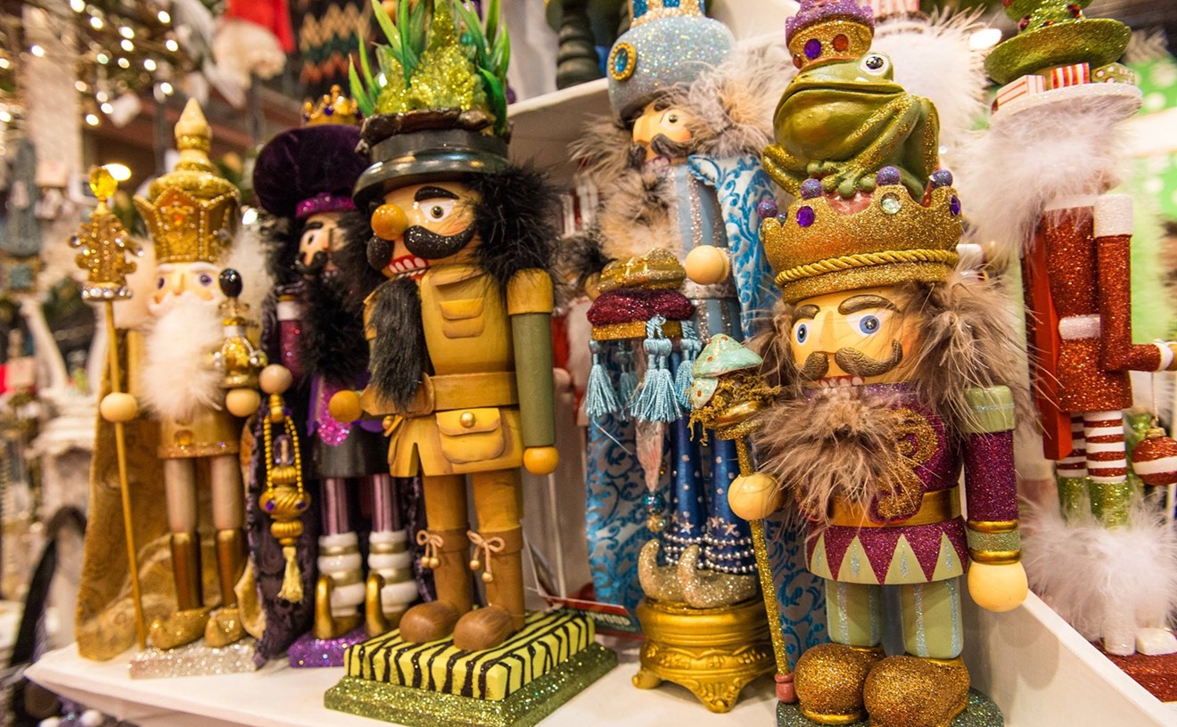 It wouldn't be the Nutcracker Market without, well, nutcrackers.
