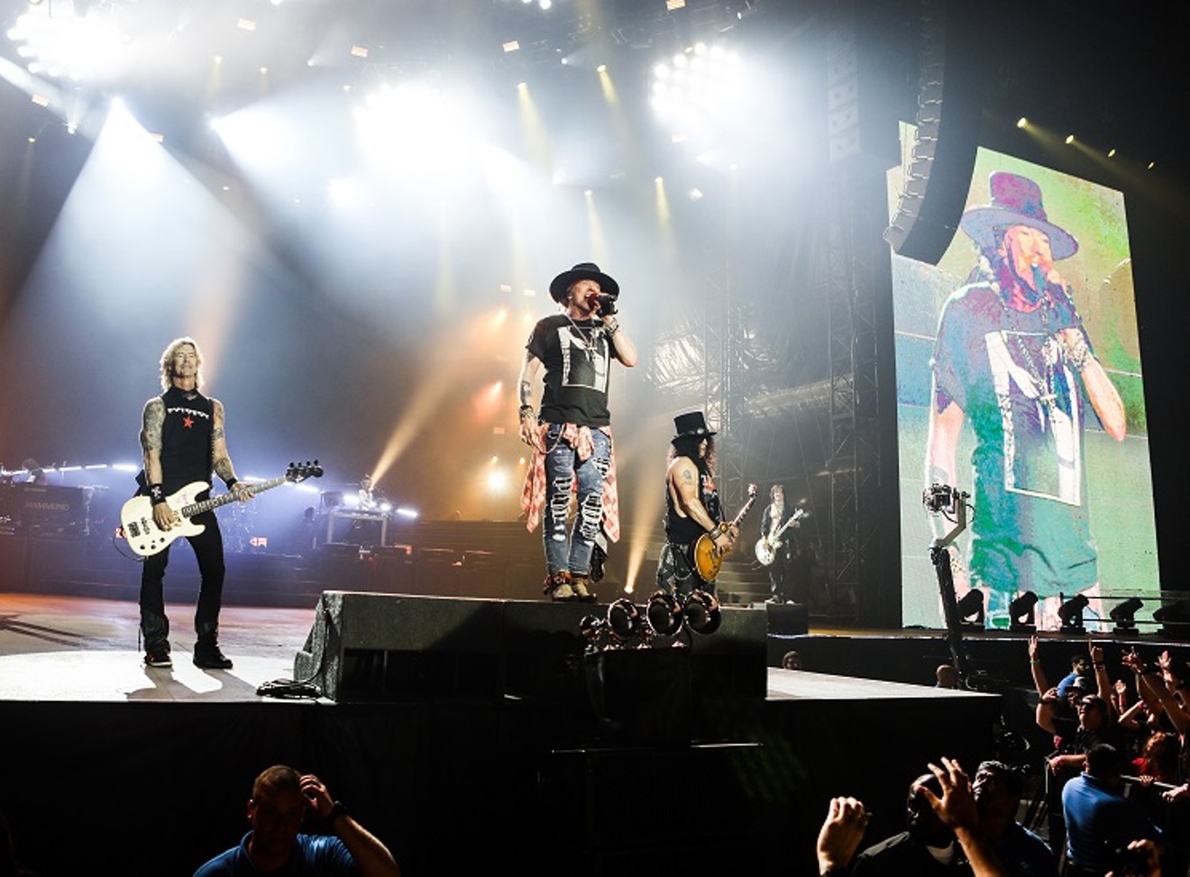 Guns N' Roses absolutely wowed those in attendance at Toyota Center on Friday night.