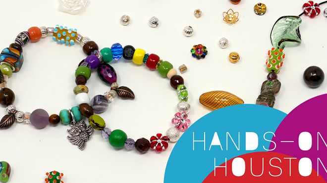 Image: Hands-On Houston: Beaded Bracelets