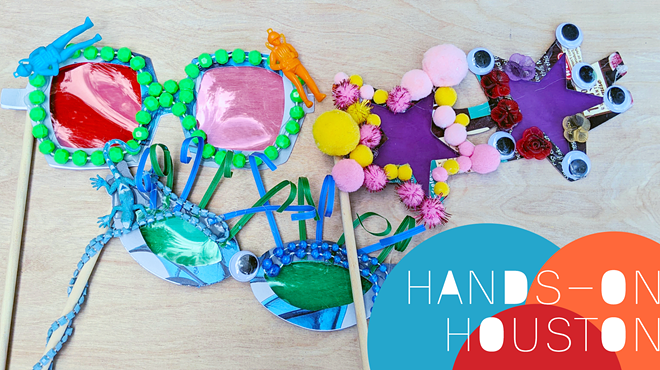 Image: Hands-On Houston: Recycled Materials Glasses
