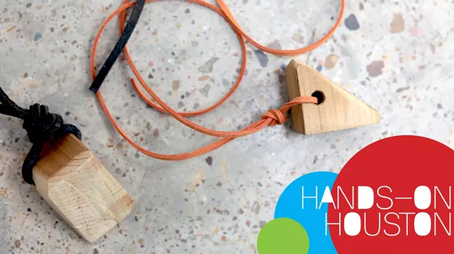 Image: Hands-On Houston: Wooden Pendants