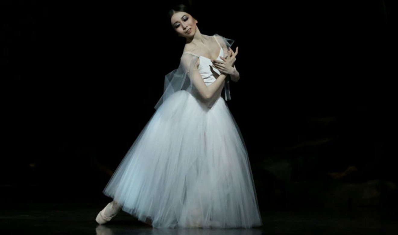 Houston Ballet Principal Yuriko Kajiya as Giselle in Stanton Welch's Giselle