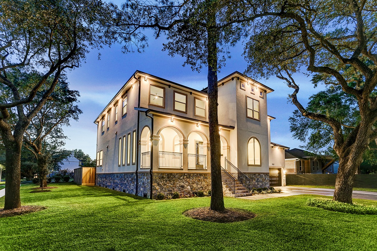 This new construction at 9622 Cedarhurst in Meyerland was built three feet, five inches above the 100-year floodplain, with 34 flood vents to release water from the crawlspace, which itself is insulated with a closed cell foam.