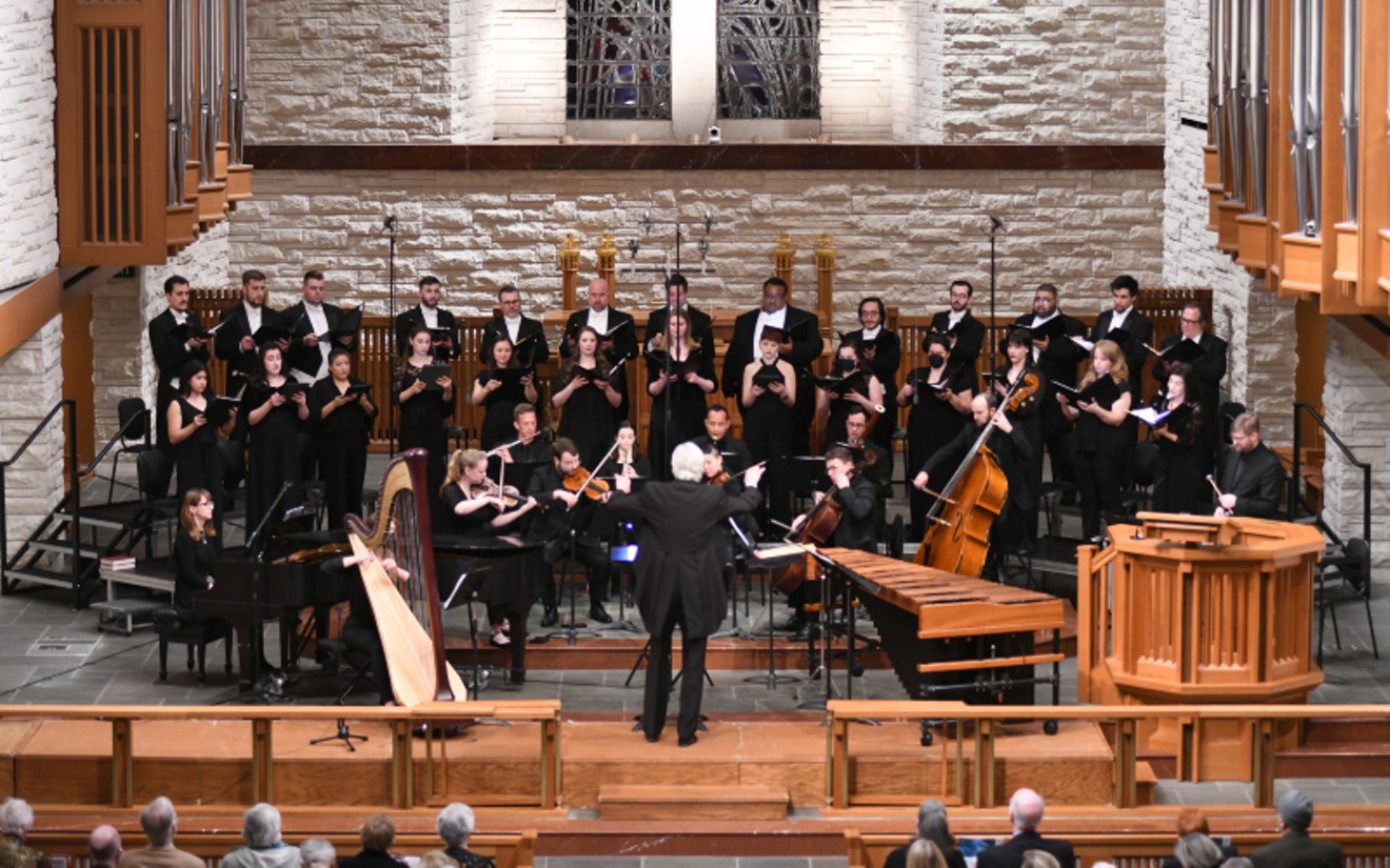 There's a lot in store for the Houston Chamber Choir's first concert of its 29th season, "The Joyful Mysteries."