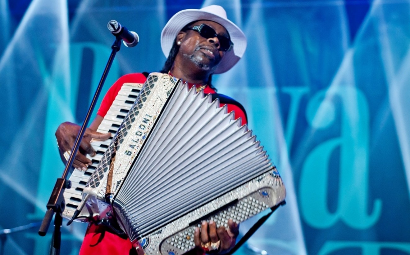 Zydeco legend C.J. Chenier brings the party to the Continental Club on Saturday.  Shows from Dave Alvin and Jimmie Dale Gilmore, Brad Absher and Gary Puckett are also on tap this week.