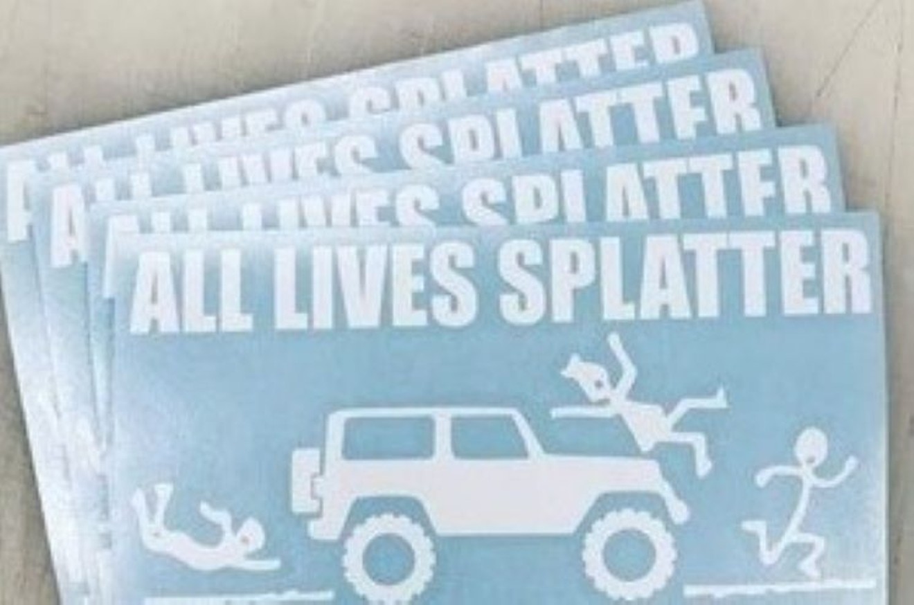 A car decal for sale that has since been removed from its graphics company website.