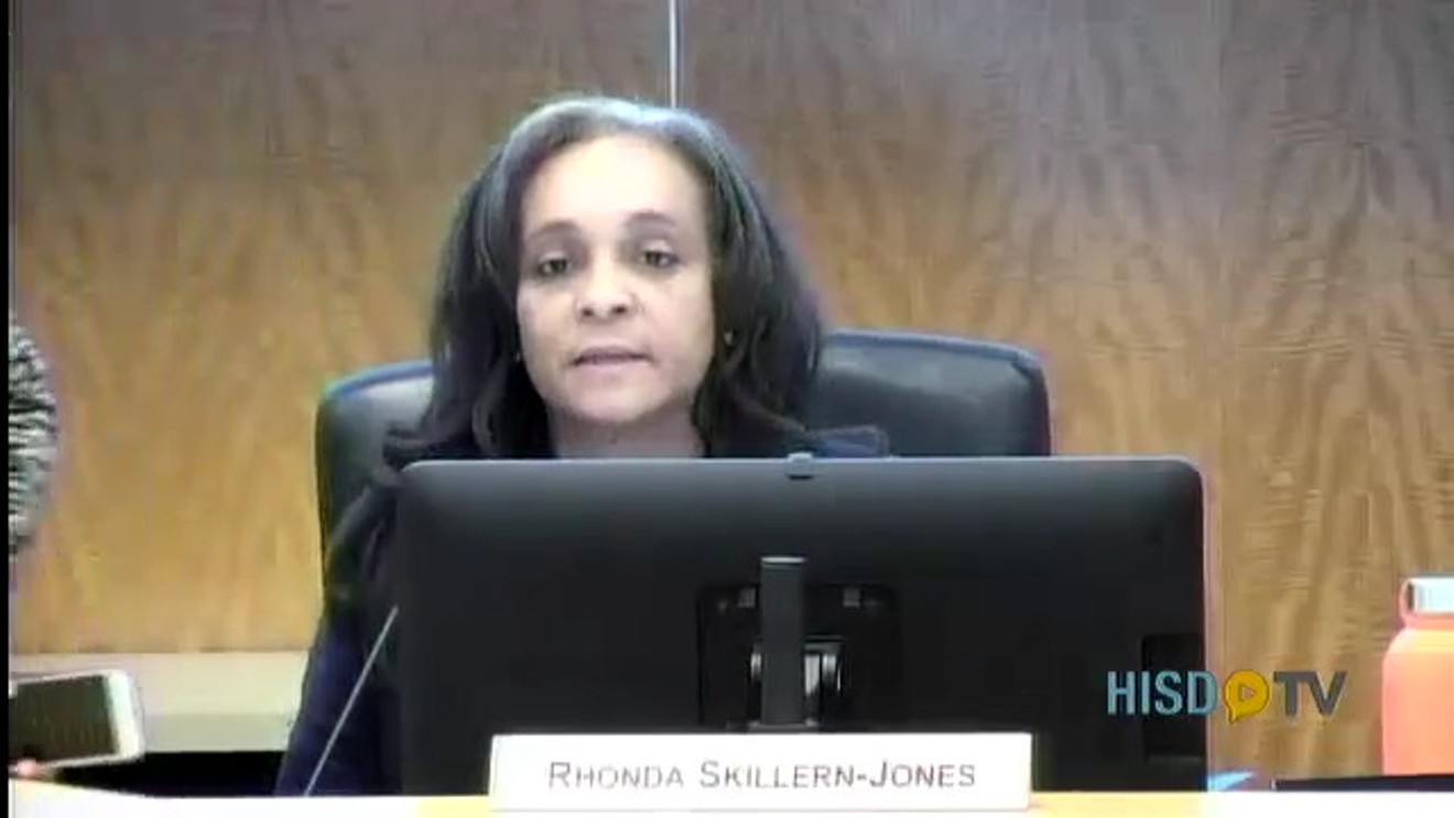 Board President Rhonda Skillern-Jones presided over Thursday's special meeting.
