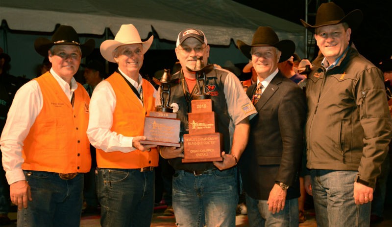 Operation BBQ Relief was named the overall grand champion at the conclusion of the rodeo's Championship Bar-B-Que Contest Saturday night.