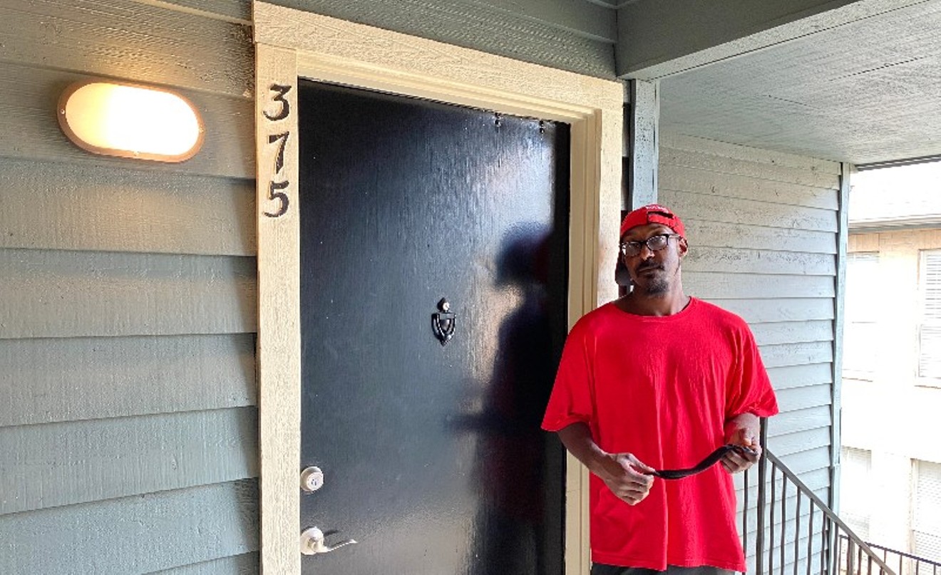 Maurice Barksdale stood proudly outside his new apartment, just days after leaving the Salvation Army homeless shelter he lived in for weeks during the pandemic.