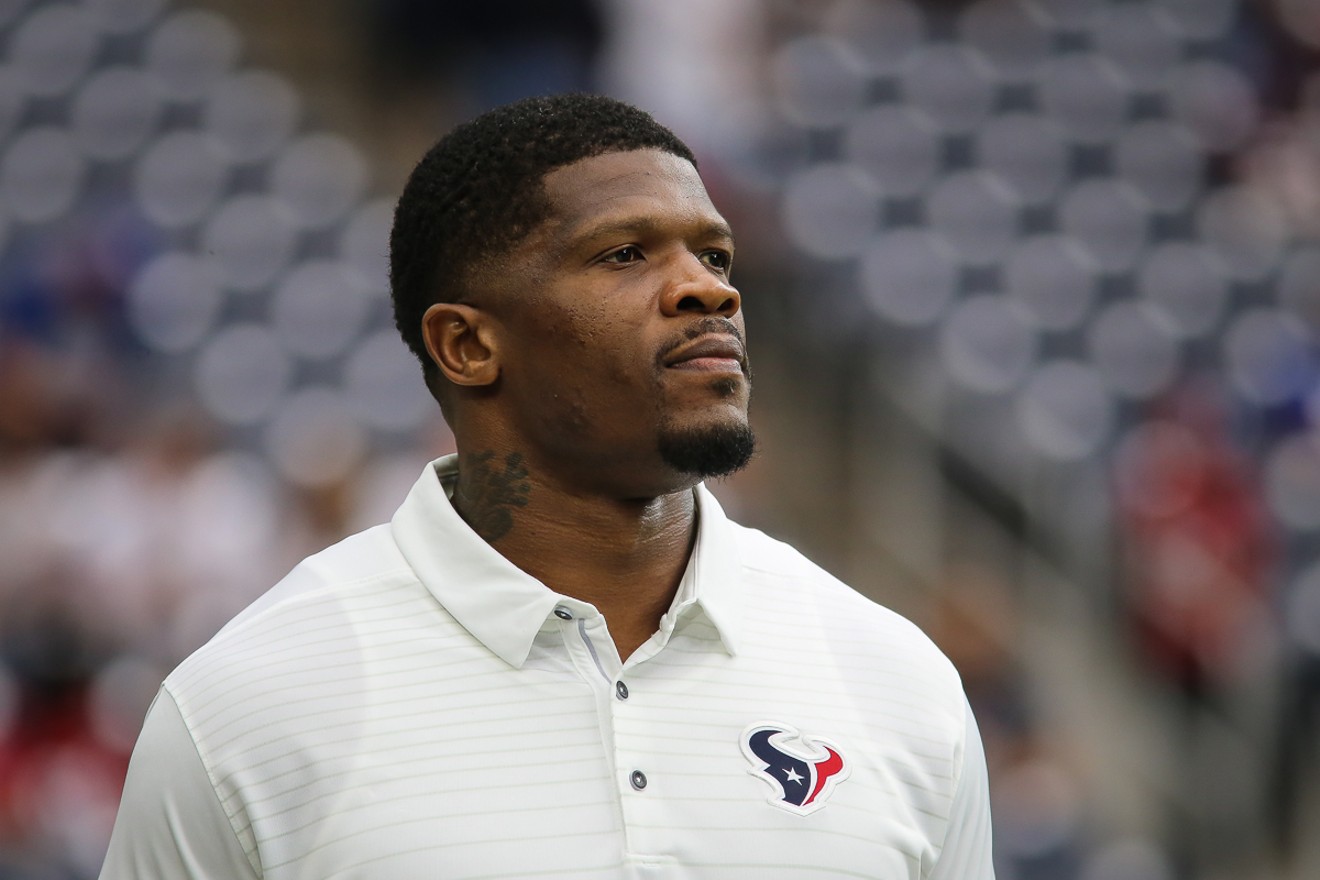 Andre Johnson is back in the building over at NRG Stadium.