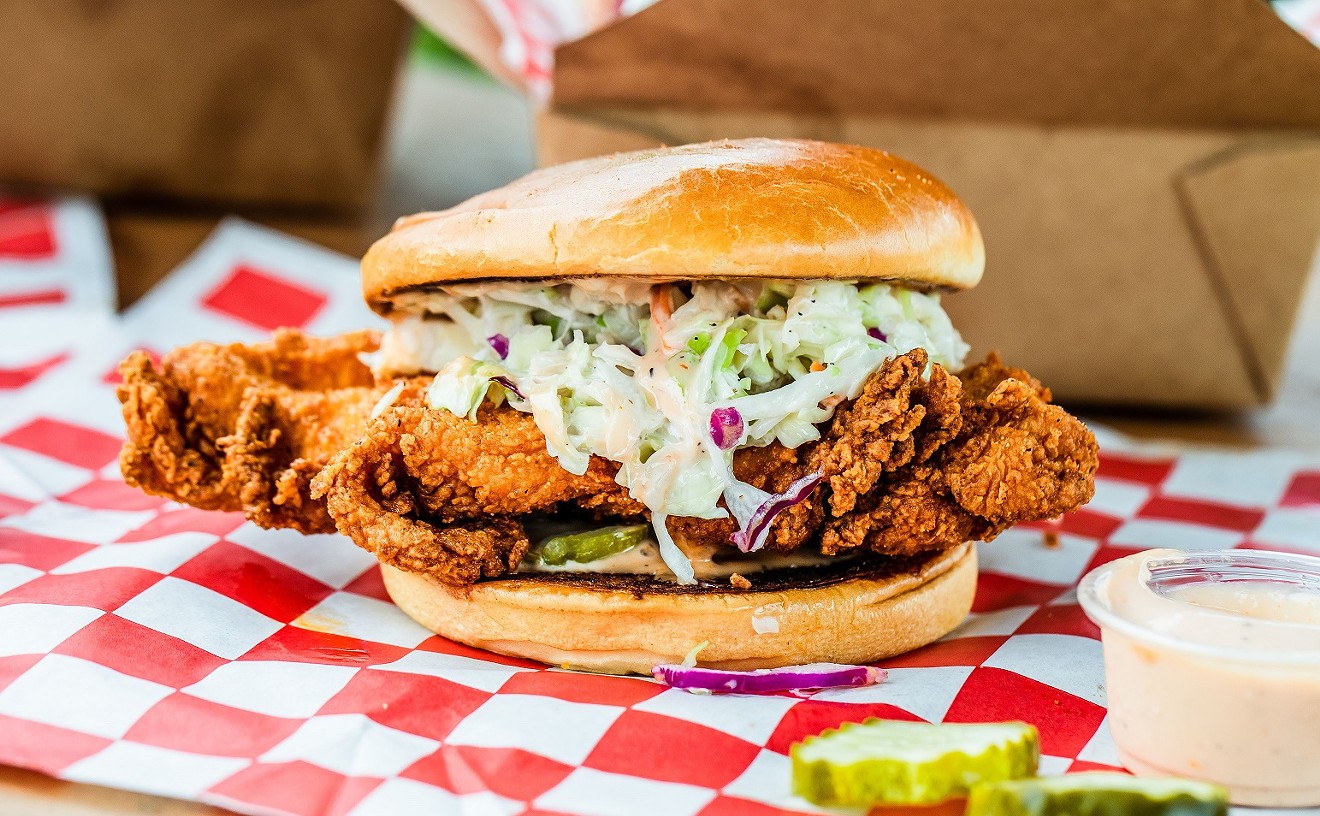 Mico's Hot Chicken brings back its Burning Love Sammich this Valentine's weekend; find that and more in our Valentine's Day dining guides.
