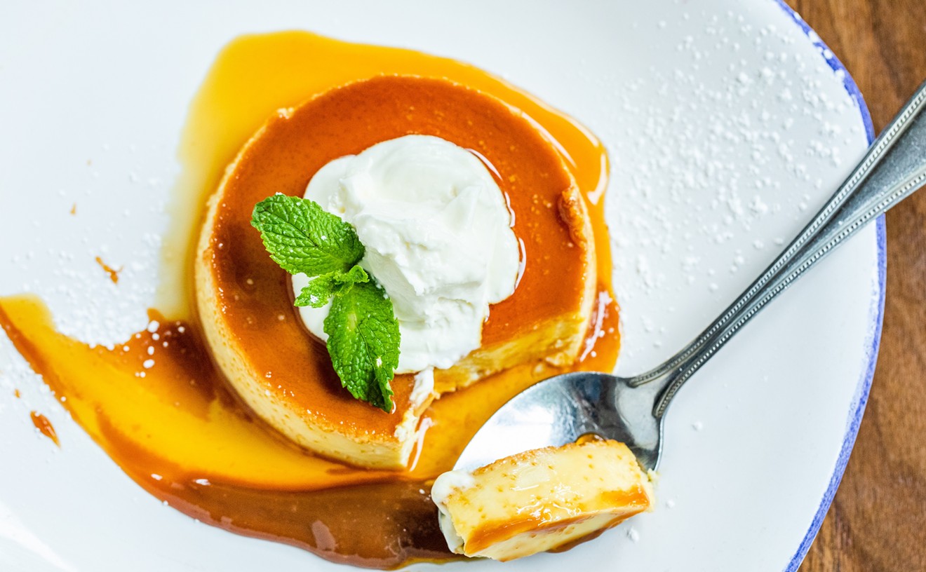 You can finish your HRW meal with classic flan at Ninfa's.