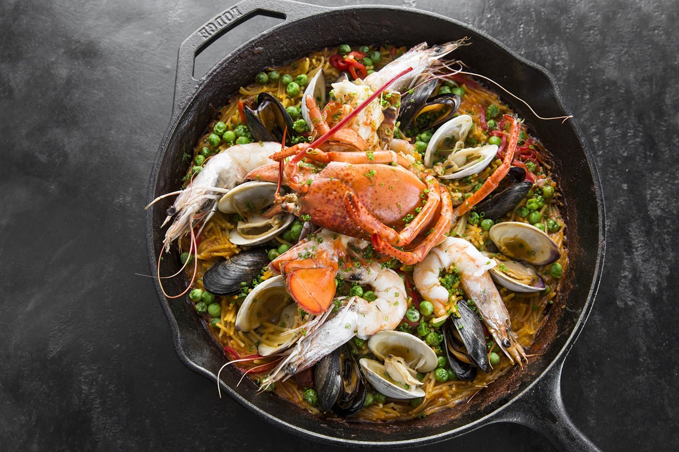 One Fifth Romance's paella is just one indulgent way to ring in 2018.