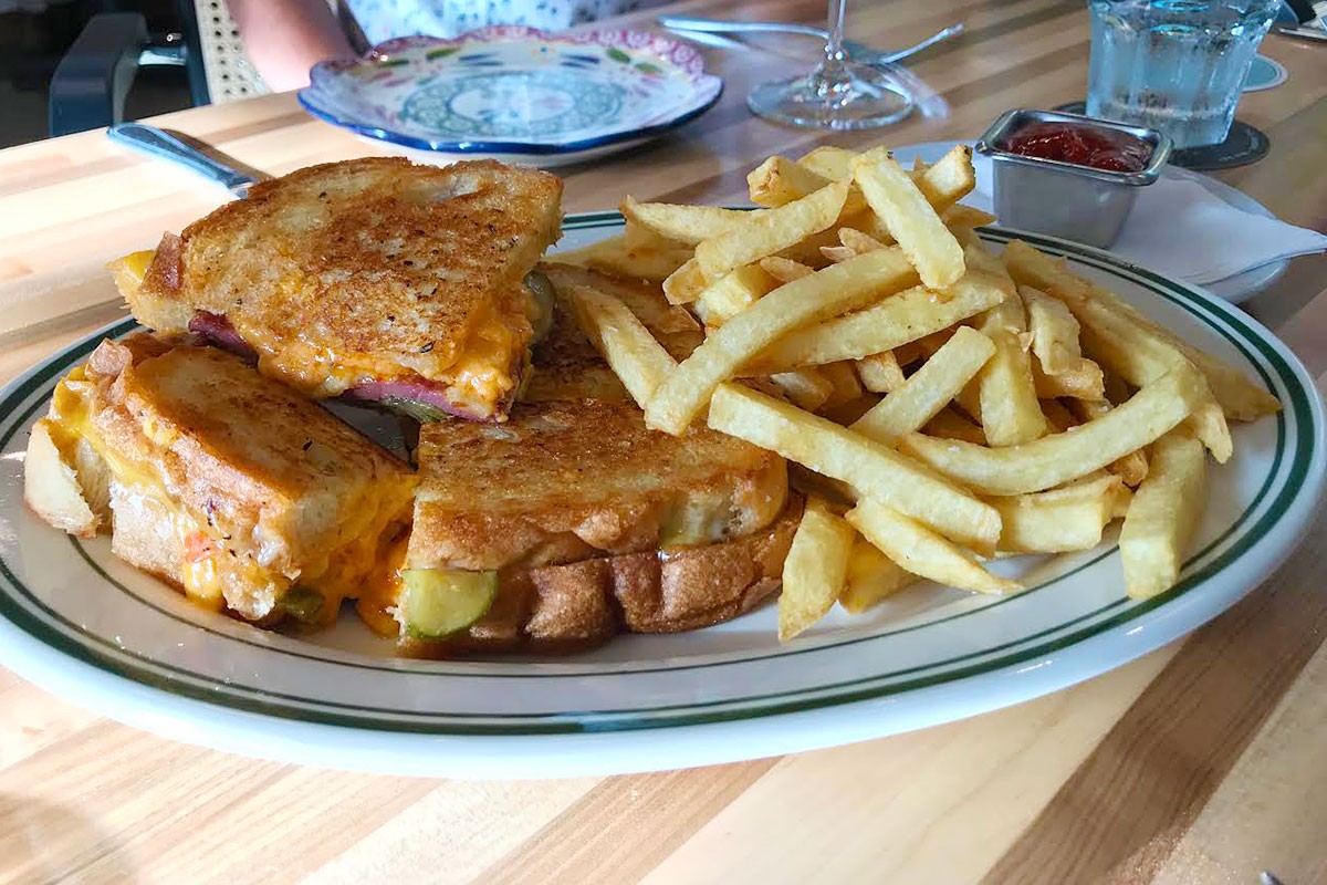 Way more than a simple grilled cheese, this version at the new Classic All-Day includes some interesting twists.