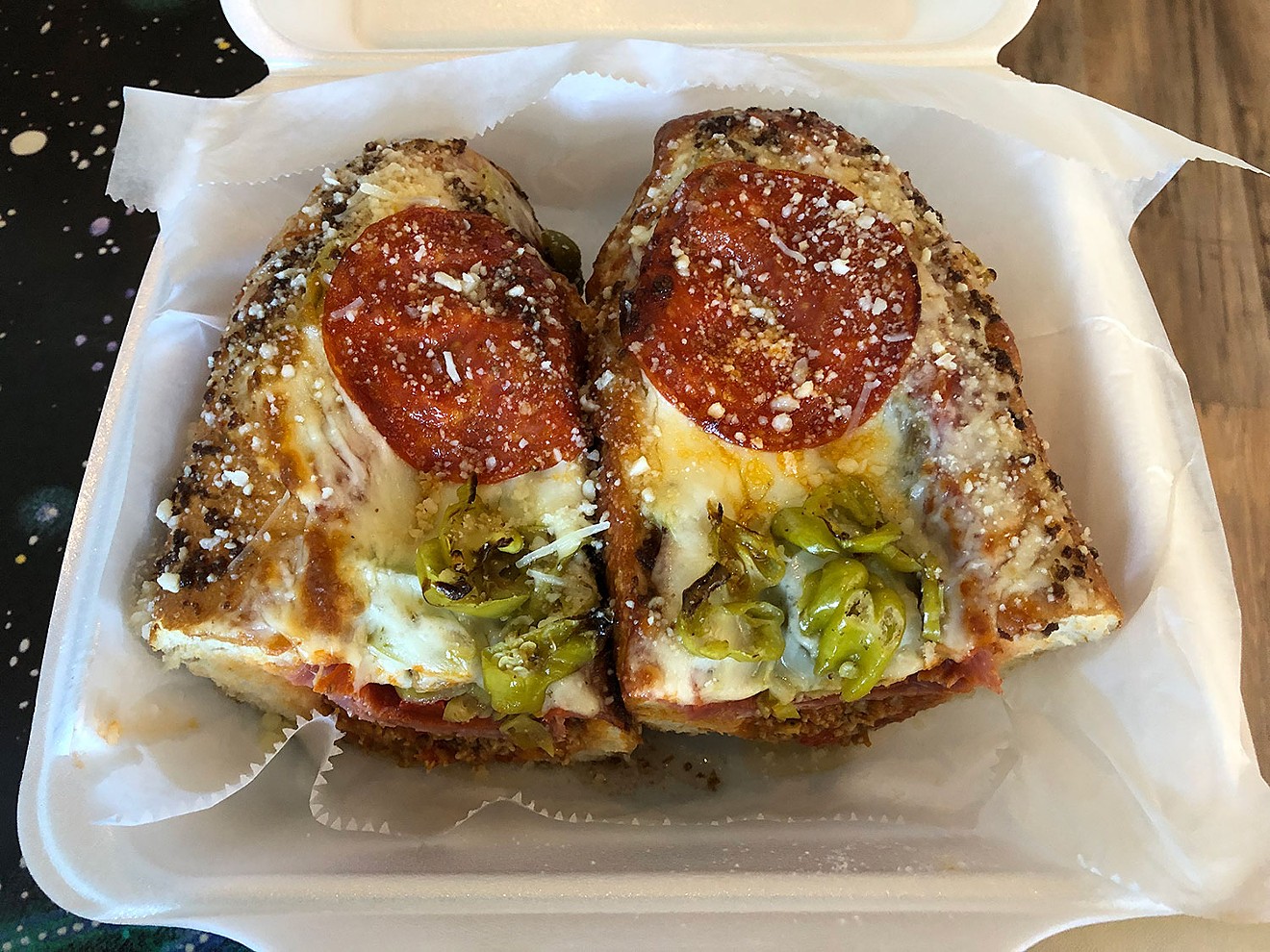 The Lucky Luciano at Tony's Italian Delicatessen in Montgomery is worth the drive, especially because it's so big, you'll have lunch for the next day too.