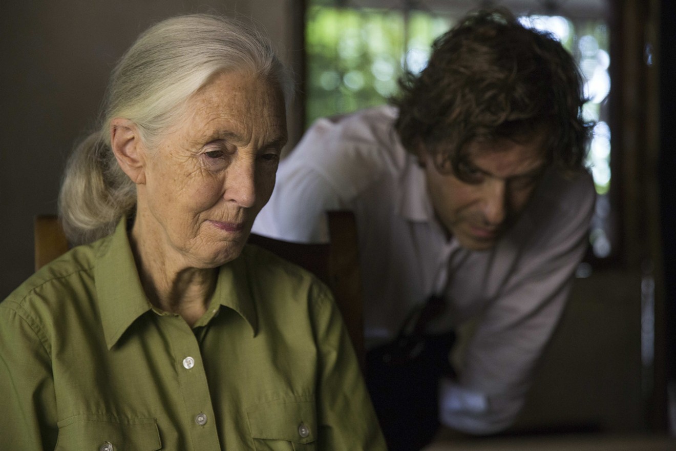 For his documentary Jane, director Brett Morgan (right) found he appreciated the reservedness of Jane Goodall as the three-hour interview he’d scheduled with her stretched into three days.