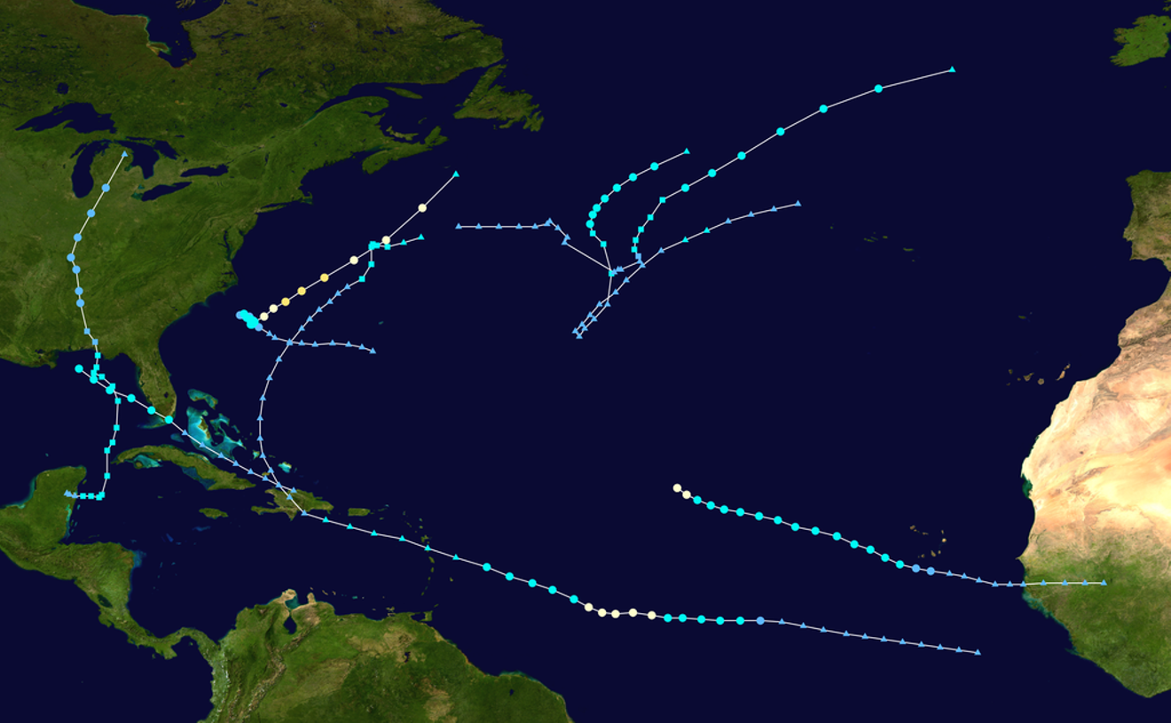 The tracks of every storm in 2018 thus far. How much longer do we have to watch this with concern?