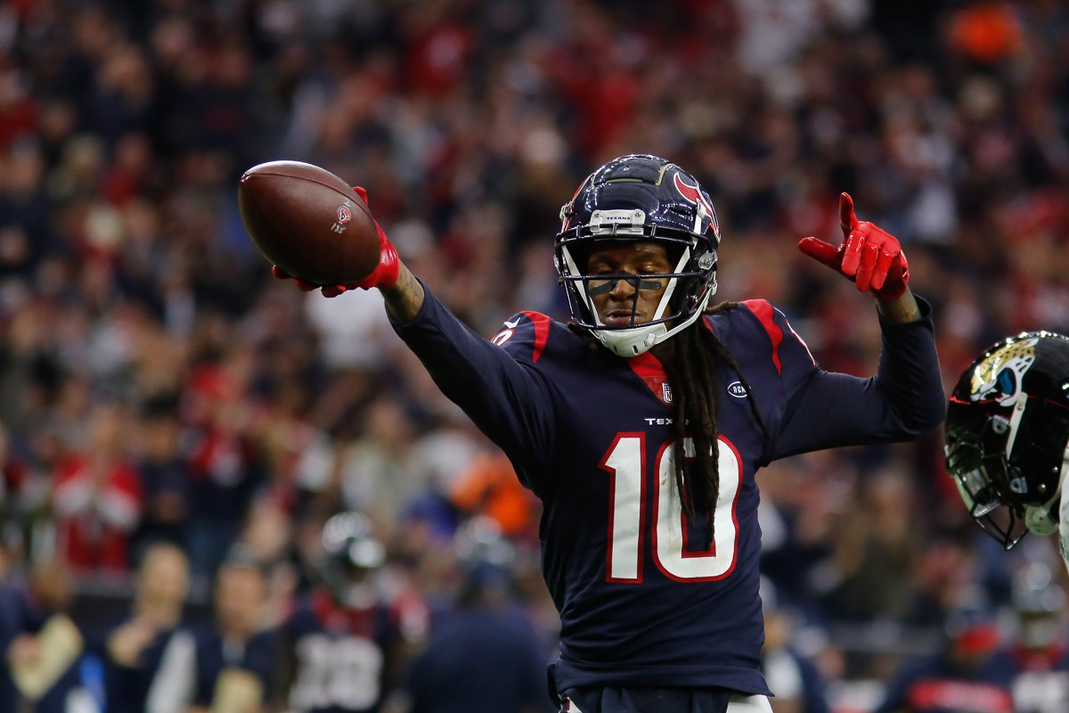 DeAndre Hopkins could begin passing Andre Johnson in certain significant career categories within the next two seasons.