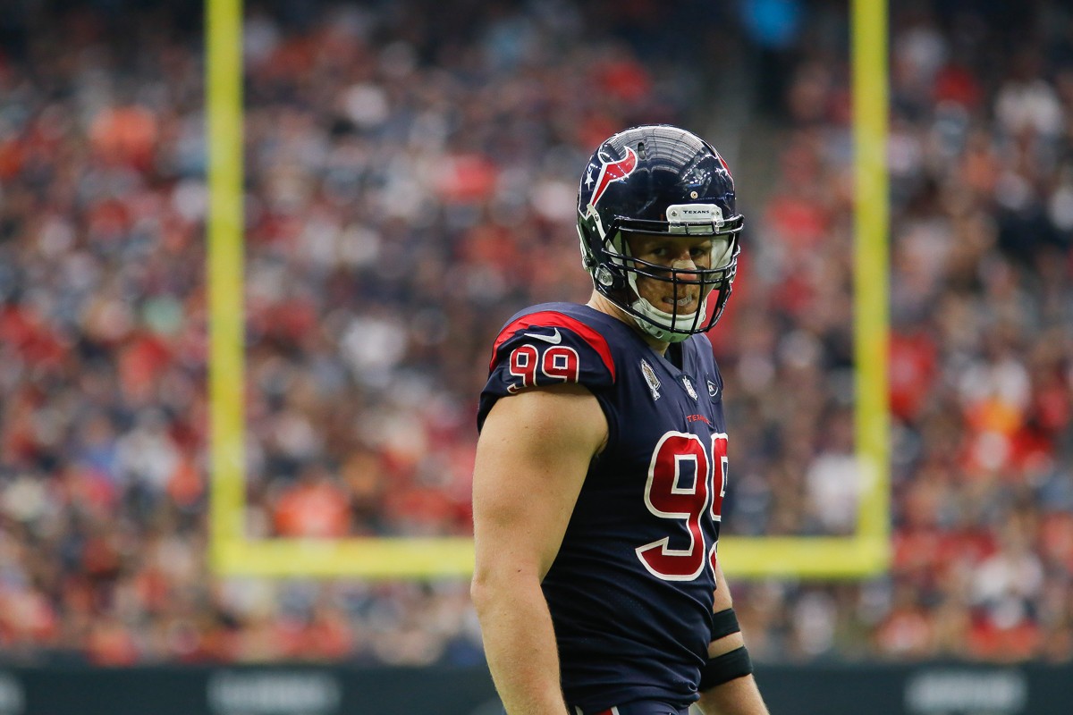 J.J. Watt is one of the few first round picks still left on the Texans' roster.