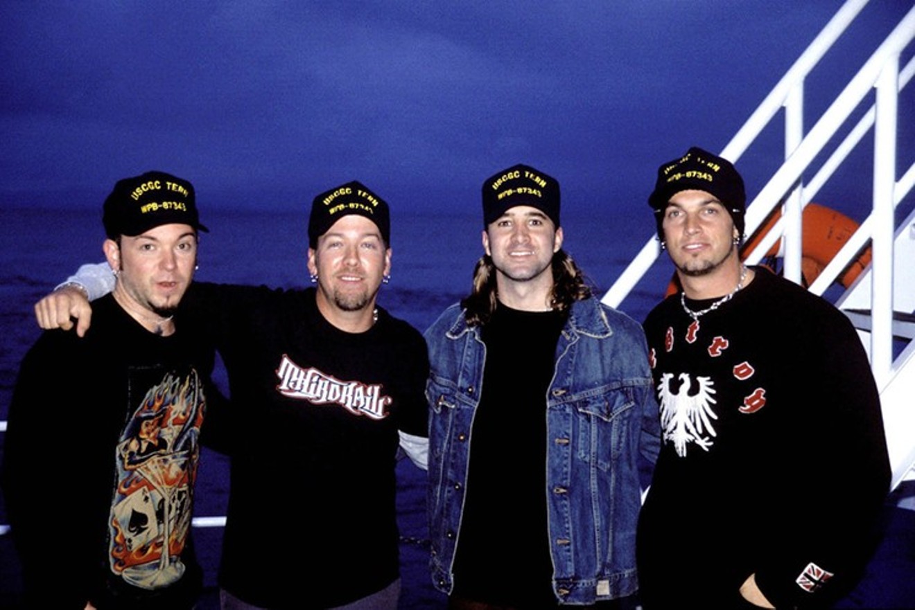 Scott Stapp (third from left) is one of many musicians attempting to Make America Rock Again.