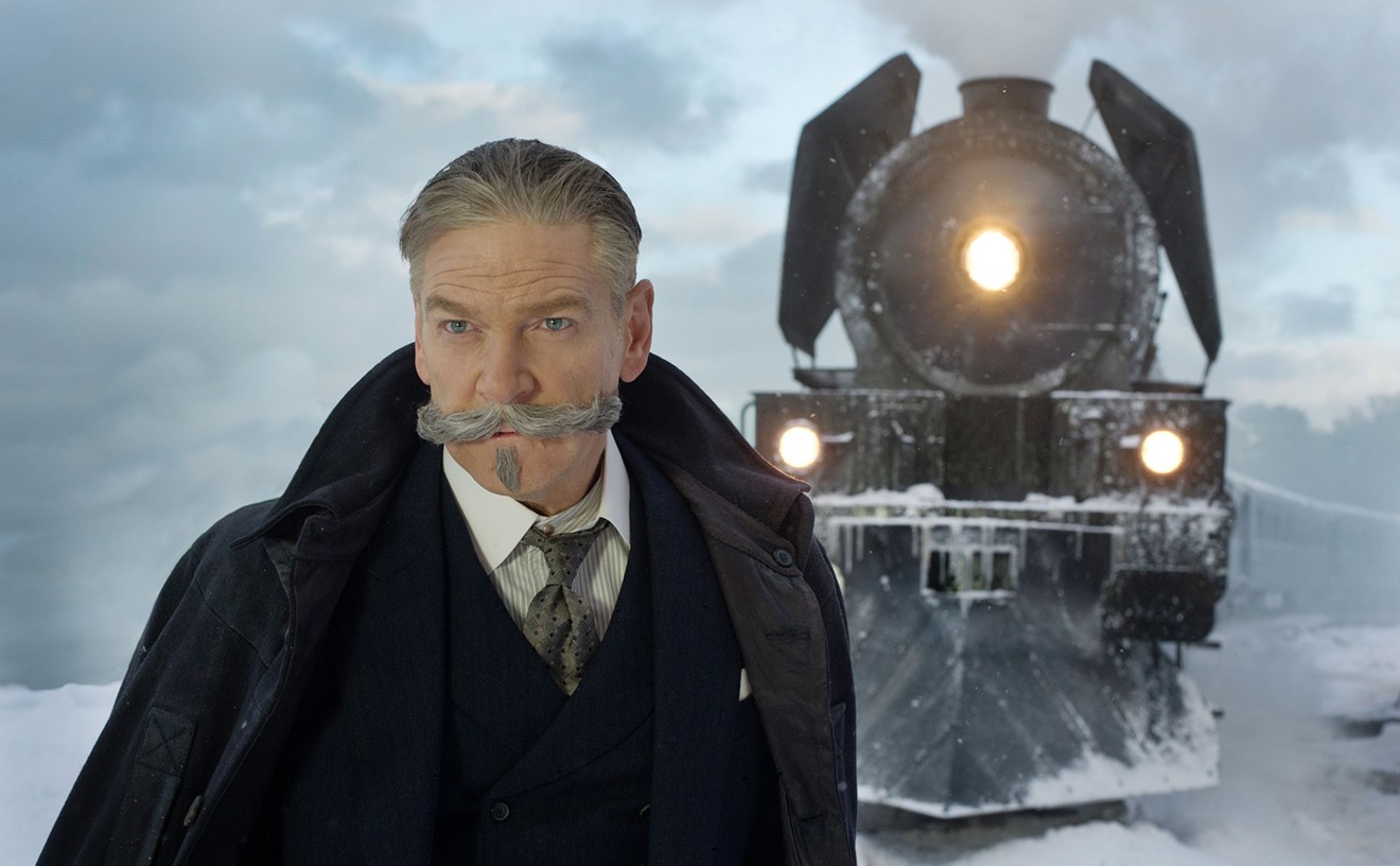 Playing Agatha Christie’s beloved Belgian detective Hercule Poirot, director/actor Kenneth Branagh stars with an ensemble cast — and his walrussy mustache — in Murder on the Orient Express.