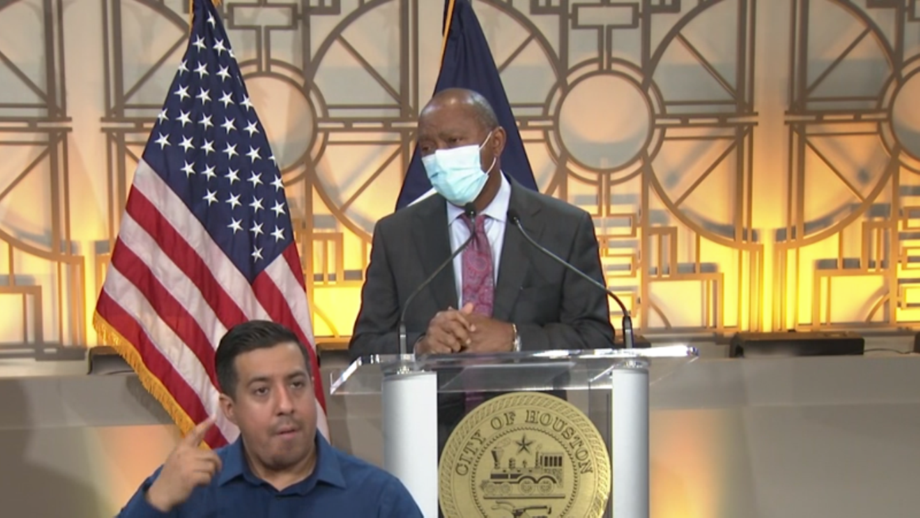 Houston Mayor Sylvester Turner said he's worried about violent crime and discussed COVID-19 vaccines in a Monday press conference.