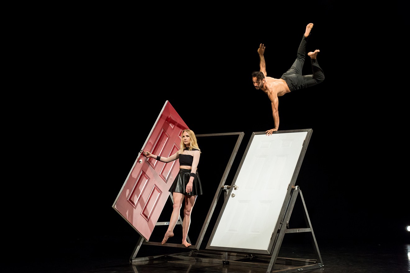 NobleMotion dancers in Portal, one of five works that comprise Catapult: Dance meets Design.
