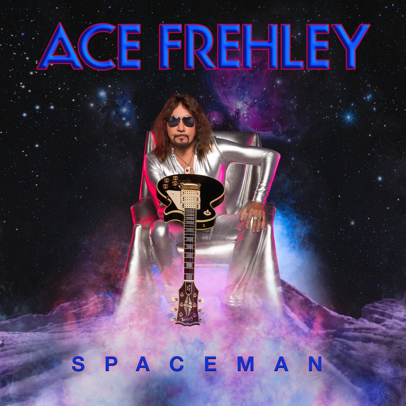 The cover of Ace Frehley's new solo album, Spaceman.