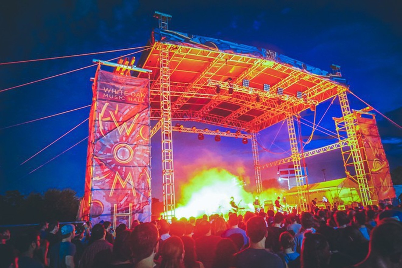 This stage, shown hosting Explosions In the Sky during White Oak Music Hall's Grand Opening Weekend last September, is not the one that will host the Pixies and Randy Rogers Band this spring.