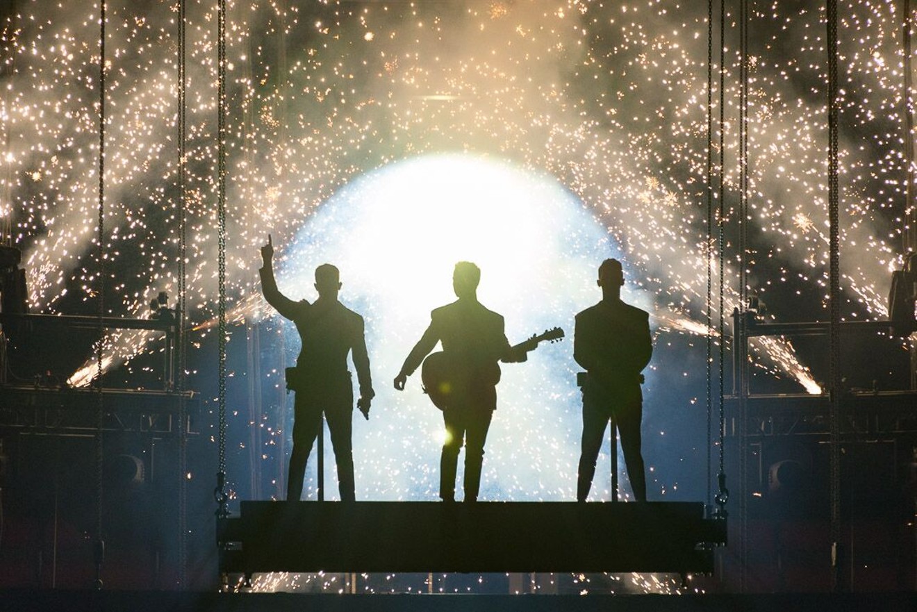 The Jonas Brothers know how to make an entrance