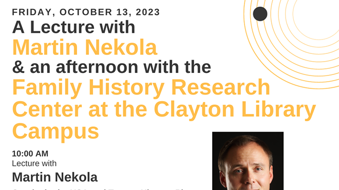 Image: Lecture with Martin Nekola Czechs in the USA and Texas
