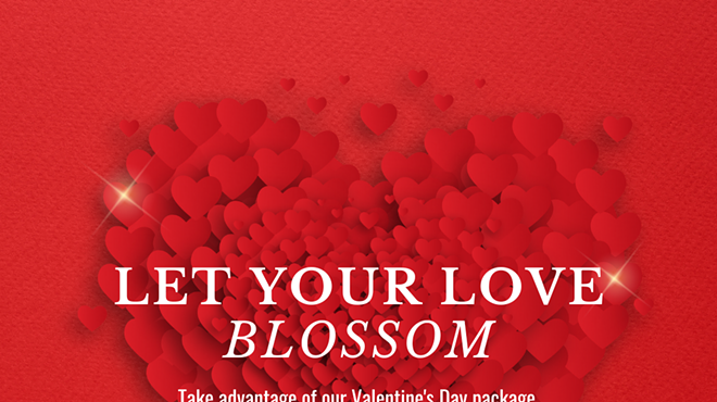Luxury romantic Valentine’s Day at Blossom Hotel Houston