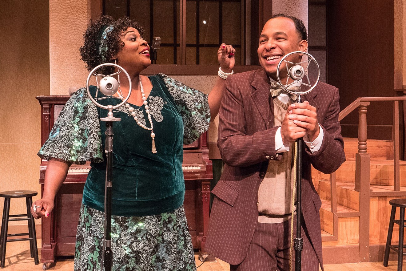 Roenia Thompson and Anthony August in Ma Rainey's Black Bottom.