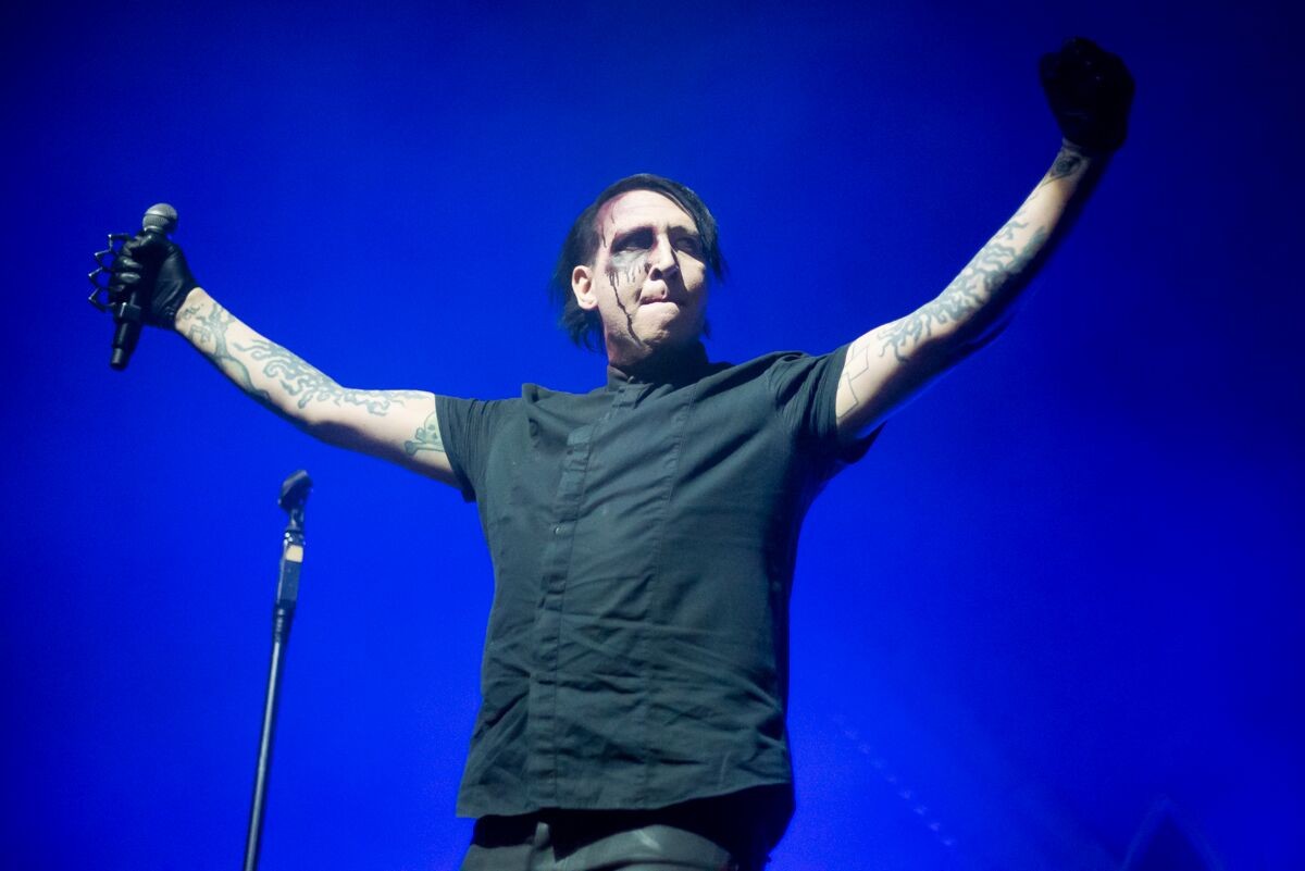 Marilyn Manson at House of Blues Houston back in January