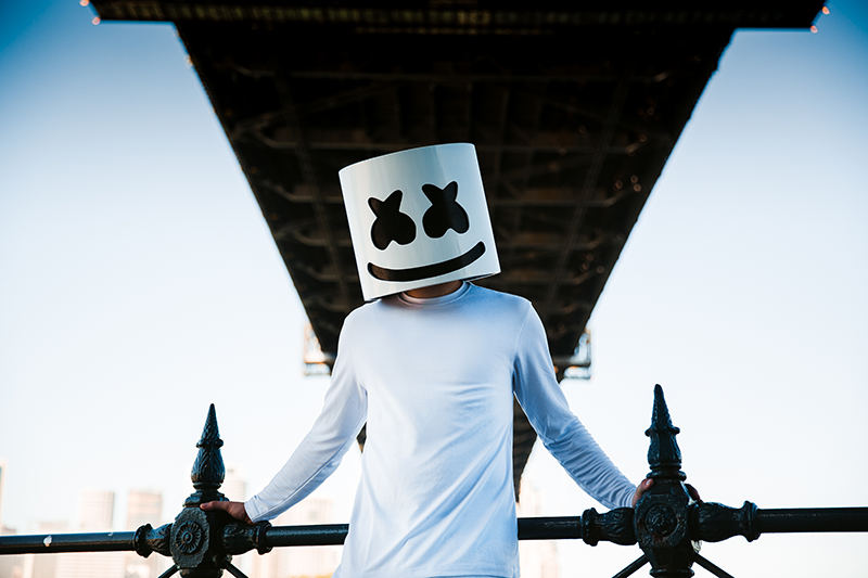 Marshmello will certainly bring a different vibe to the rodeo.