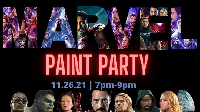 Marvel Paint Party