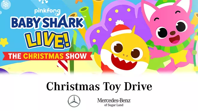 Image: Mercedes-Benz of Sugar Land Christmas Toy Drive at Baby Shark Live!: The Christmas Show!