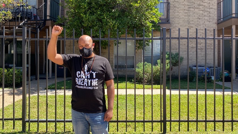Ashton Woods is a local criminal justice reform advocate and founder of Black Lives Matter Houston.