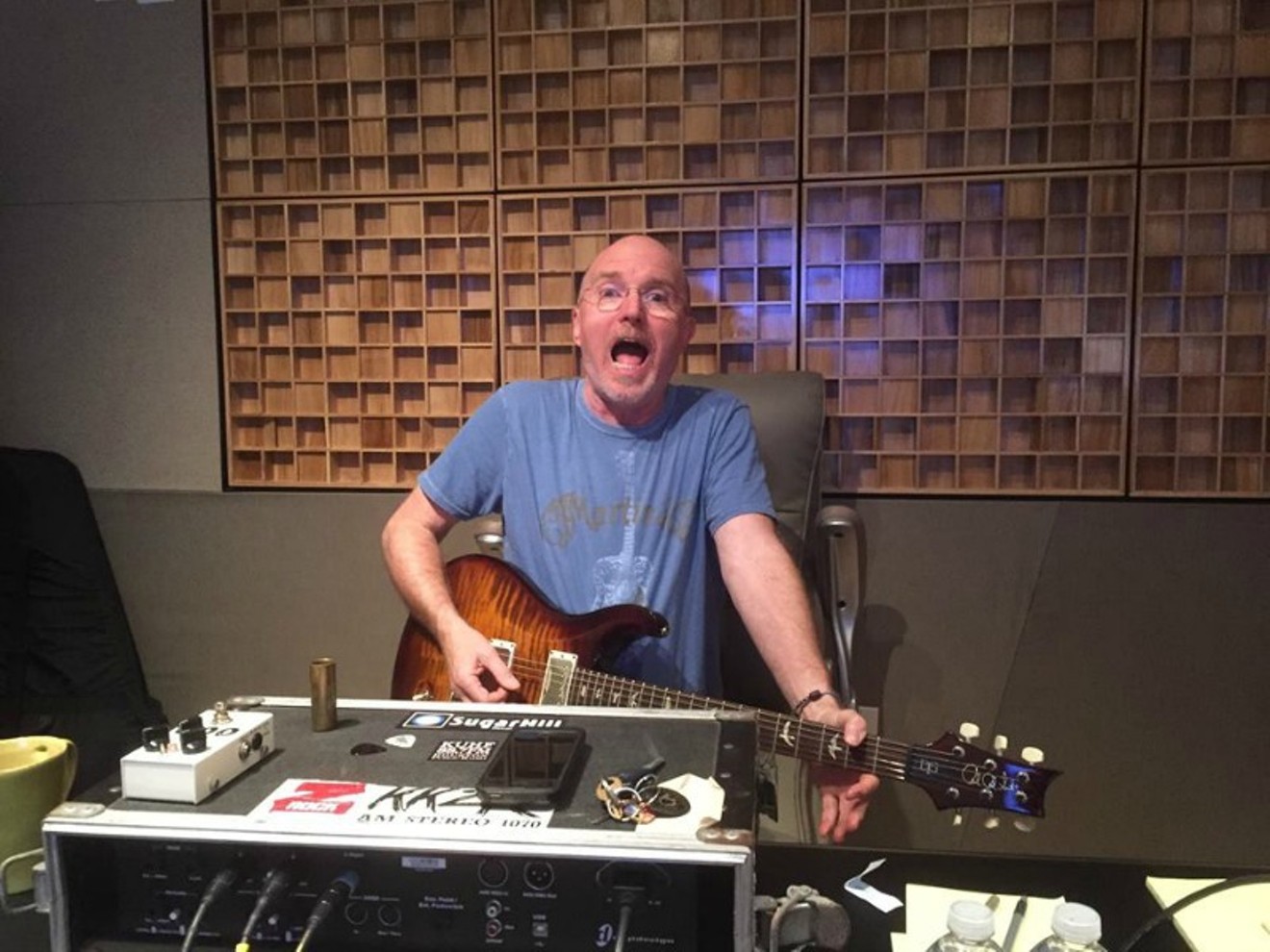 Kenny Cordray at Houston's Wire Road Studios last week