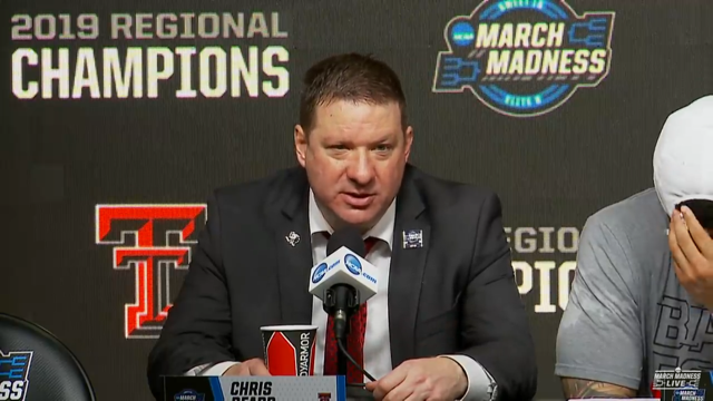 Chris Beard gets Texas Tech to their first Final Four in school history.