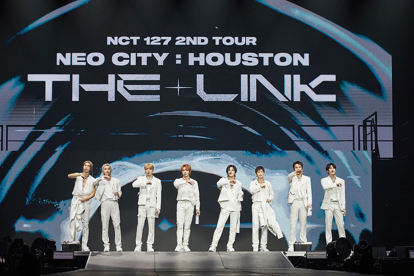 NCT 127 performs at the Toyota Center in Houston, Texas.