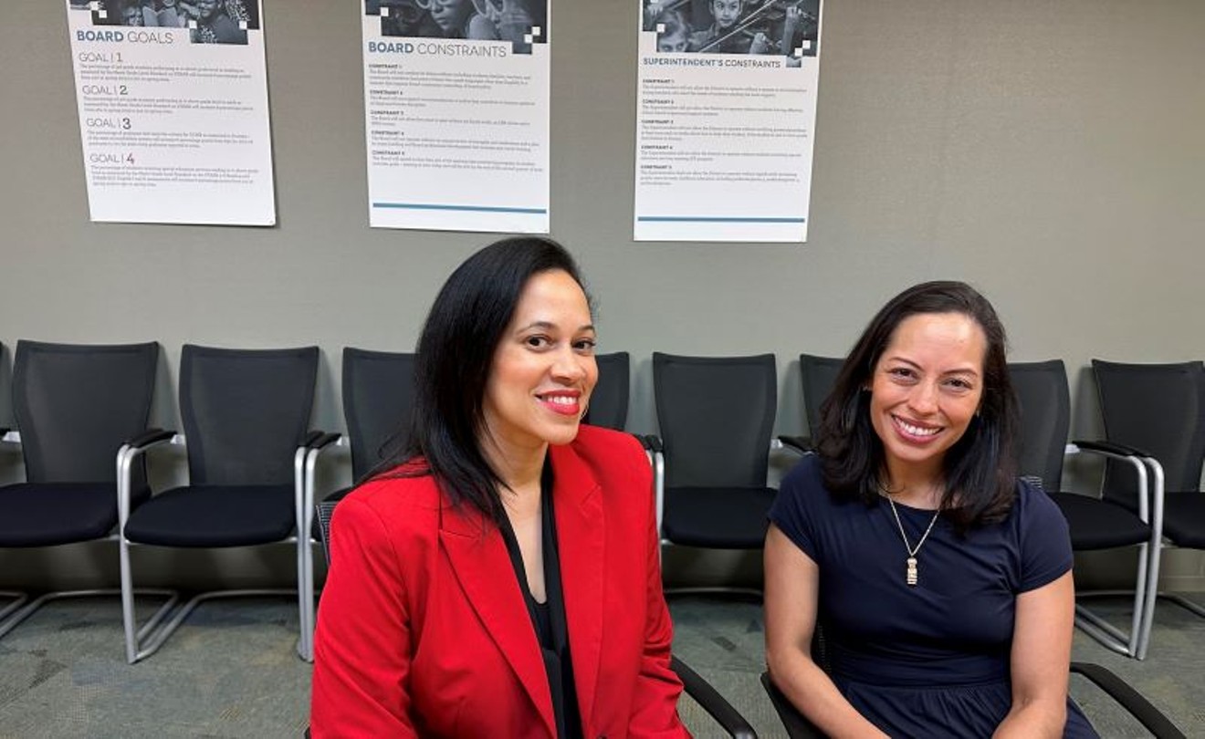 Cassandra Auzenne Bandy and Janette Garza Lindner, two of HISD's brand new Board of Managers members.