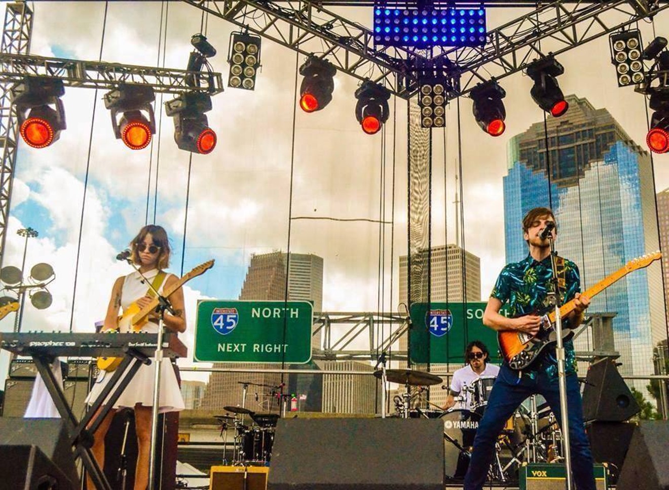 New York City Queens performing at Free Press Summer Fest 2014