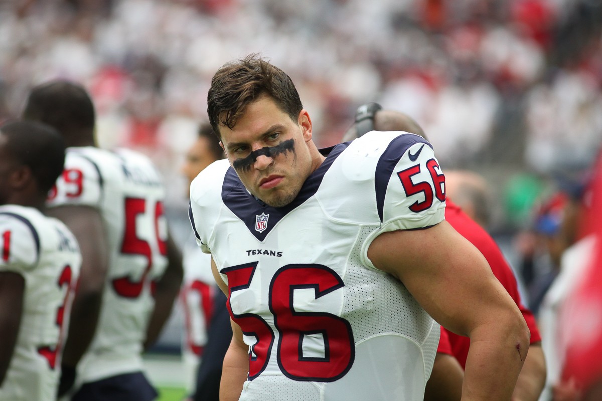 Brian Cushing is someone you would not want to make angry.